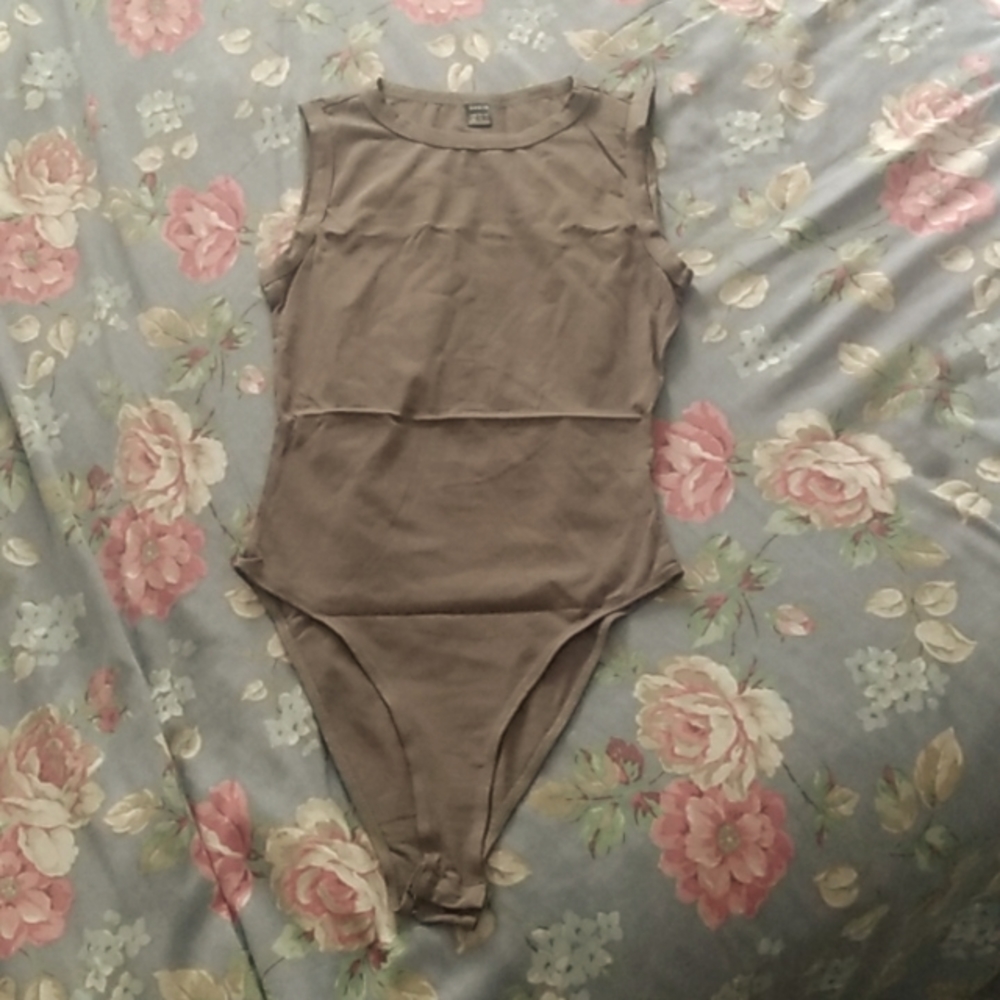 Olive, green bodysuit